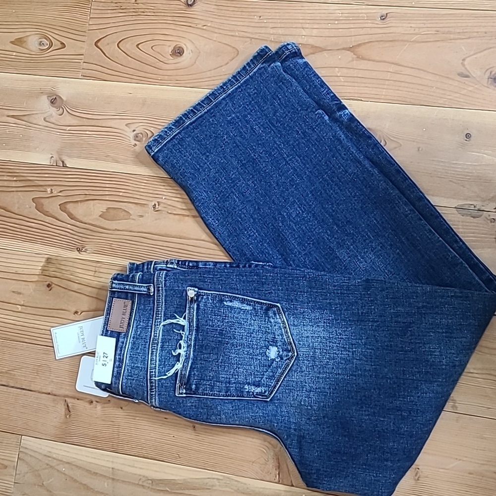 Wide leg judy blue pants
